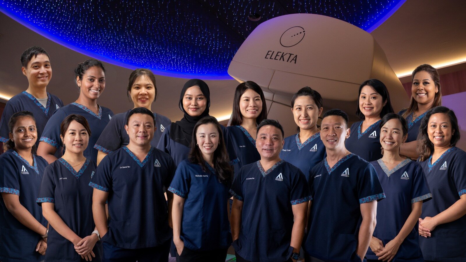 AARO clinical team group photograph at the CSR studio.